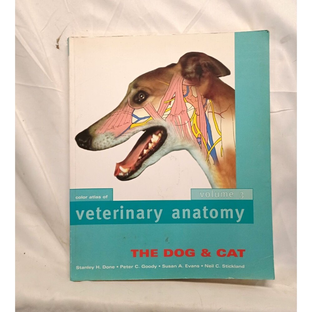 Color Atlas of Veterinary Anatomy Vol 3 Dog & Cat Mosby-Wolfe 1999 PB ISBN